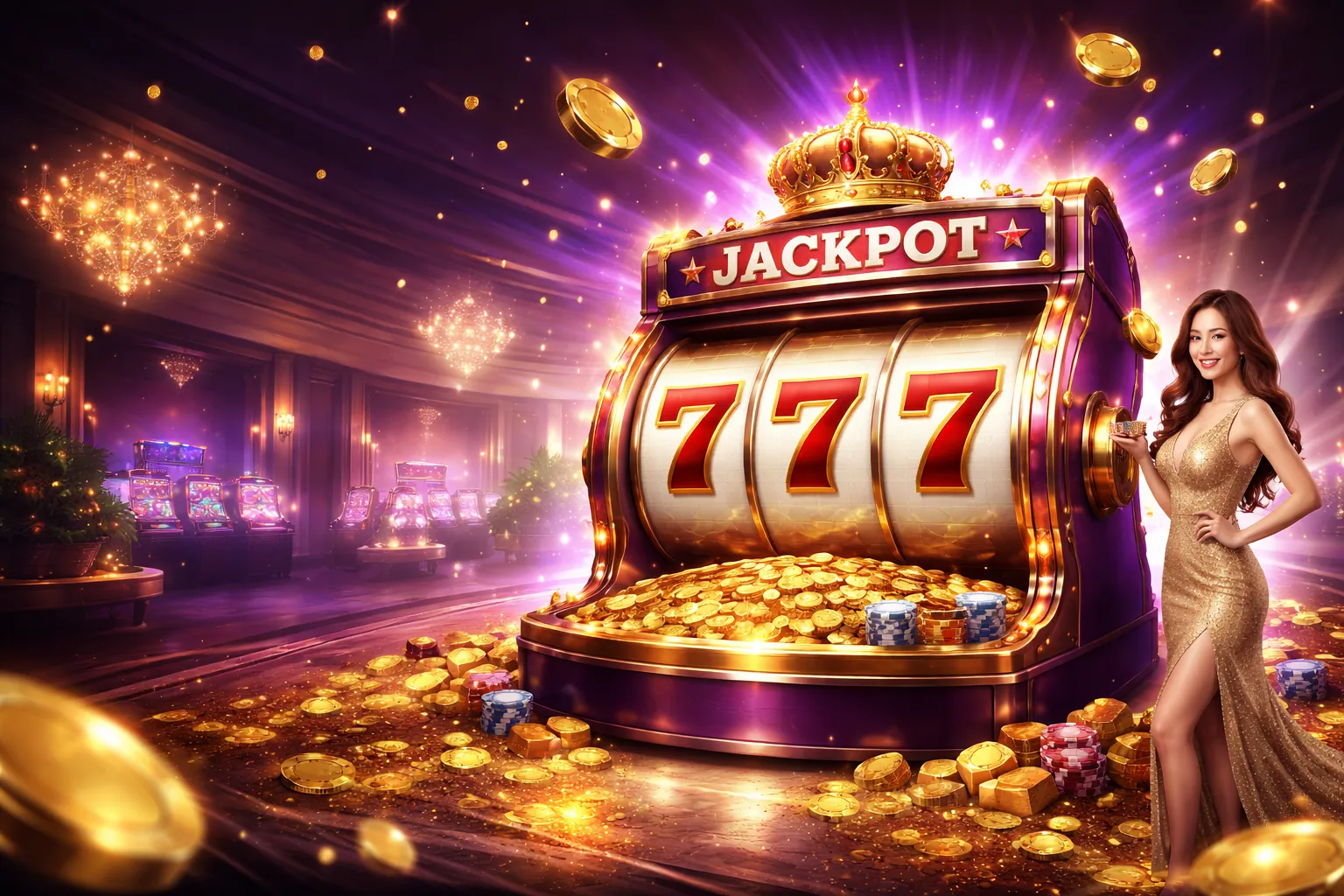 Hình ảnh game nổ hũ với jackpot lớn tại f1686 Thể Thao